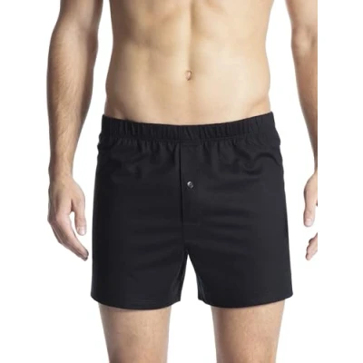 Immagine di Calida Cotton Code Boxer, Nero (Schwarz 992), Small Uomo