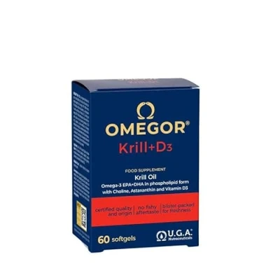 Immagine di Omegor Krill con D3 60 Capsule Integratore per il sistema immunitario e cardiovascolare
