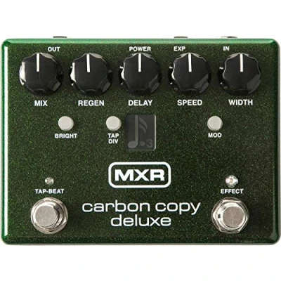 Immagine di MXR M292 CARBON COPY DELUXE ANALOG DELAY, Pedale Delay Analogico Dotato di Tempo Esteso Funzione TAP Tempo, Modulazione e Switch