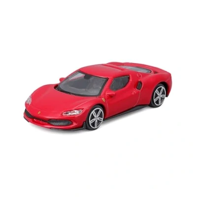 Immagine di Bburago Ferrari 296 GTB R&amp;P Modellino Realistico Auto in Scala 1:43, Licenza Ufficiale Ferrari, Età consigliata 3+ Anni