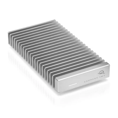 Immagine di OWC Express 1M2 NVMe Thunderbolt (USB C) SSD USB4 Ultra veloce esterno Drive con dissipatore di calore in alluminio (solo involucro)