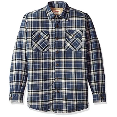 Immagine di Wrangler Authentics Giacca a maniche lunghe Sherpa foderata blu XL