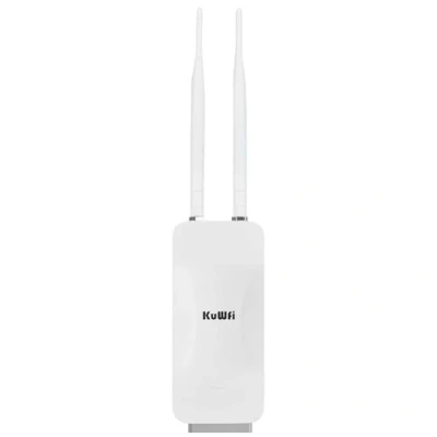 Immagine di KuWFi Outdoor WLAN Access Point, 1200 Mbps Long Range Wi Fi Extender, Dualband Gigabit Wireless WiFi copertura di rete 200 m Extend Booster per campus, parchi,