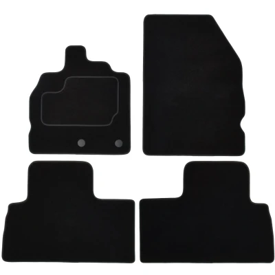 Immagine di MAMMOOTH A041 RNT435 PRM 01 Set tappetino Tessile anteriore e posteriore 4 nero RENAULT: GRAND SCENIC 3