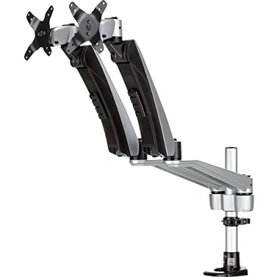 Immagine di StarTech.com Supporto per Doppio Monitor con bracci articolati, Accatastabile Braccia intercambiabili Regolazione di Altezza a Molle