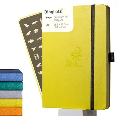 Immagine di Dingbats Taccuino a Punti Earth A5, Eduardo Avaroa Copertina Rigida Carta Inchiostro Proof 100gsm Pagine Numerate, Indice