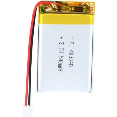 Immagine di YUNIQUE GREEN CLEAN POWER Batteria al Litio 3.7V 500mAh Modello 403048 con Circuito di Protezione Ricaricabile, Compatibile Auricolari Bluetooth e Cuffie TWS, Elevata Durabilità