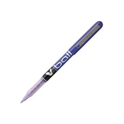 Immagine di Pilot Set di 3 penne roller V Ball VB5 a inchiostro liquido in metallo sottile viola