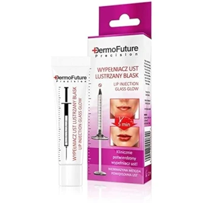 Immagine di Dermofuture Filler di precisione per labbra, effetto lucido a specchio, siero antirughe rassodante, 12 ml