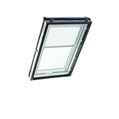 Immagine di Tenda Oscurante Roto ZRV e Coprente Guide di Scorrimento Laterali Argento per Finestre da Tetto delle Serie Designo R4/R7 Classic 43/73 con Dimensioni 074/118 07/11 Bianco