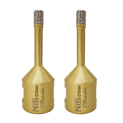Immagine di NBB Punta a tazza diamantata con M14, tipo Classico d&#039;Oro,punta per foratura secco o ad umido su ceramica,piastrelle,granito,marmo,veloce,durevole, smerigliatrice angolare (2, 6mm)