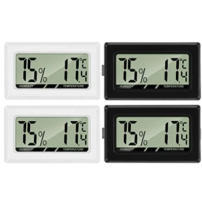 Immagine di Thlevel 3PCS Mini LCD Digitale Termometro Igrometro Temperatura Umidità Misuratore Interno Esterno