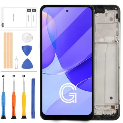 Immagine di per Motorola Moto G 5G 2022 Sostituzione dello Schermo LCD XT2213 Display Touch Glass Digitizer Assembly Kit di Riparazione+Strumenti (nero)