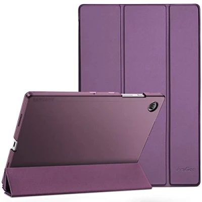 Immagine di ProCase Custodia per Galaxy Tab A8 10.5 Pollici 2021[SM X200/X205], Smart Cover Ultra Sottile Leggero Copertura Intelligente, Traslucida Smerigliata Viola