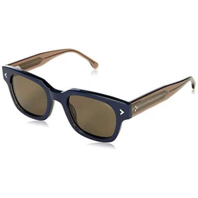 Immagine di Lunettes De Soleil Lozza Sl4300 Positano4 Col. 0d25 Hommes Carré Bleu
