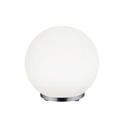 Immagine di Reality George Lampada da Tavolo, LED, Sfera, Telecomando RGB, Dimmer, 6 watts, Cromo