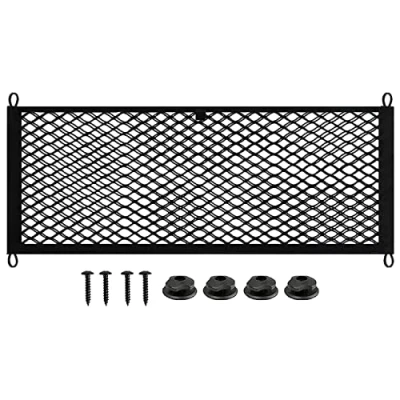 Immagine di Kingsea Rete Portaoggetti Auto,25 X 60cm Tasca Auto,Rete Camper,Contenitore per Spuntini,Giocattoli,Ombrelli e Altri Oggetti Vari