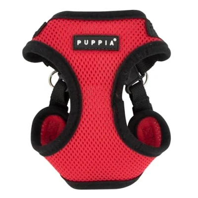 Immagine di Puppia PARA HC1533 RD M Soft Harness C Pettorina Morbida per Cani, Rosso, M, 1 Pezzo