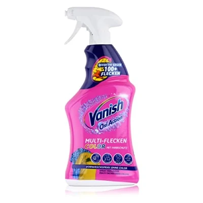 Immagine di Vanish Oxi Action Spray Prelavaggio Color 1 X 750 ML Efficace contro 100+ tipi di macchie Smacchiatore per il pretrattamento della biancheria colorata