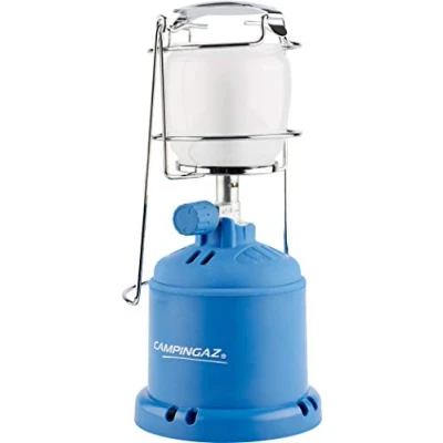 Immagine di Campingaz Lumostar 206L Lampada a gas da campeggio con consumo economico, lanterna e cartucce attacco scatto C 206 GLS, per camping, passeggiate, giardino