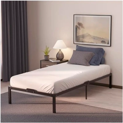 Immagine di Dreamzie Struttura Letto Matrimoniale 90x190 con Rete in Metallo Gambe Altezza 45 cm Resistente, Montaggio Facile, Ampia Capacità di Stoccaggio