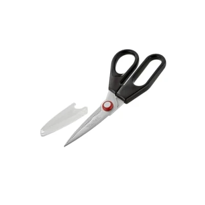 Immagine di Tefal Ingenio K2071314 Tijeras cocina termoresistente Libre bpa, resistentes a Las manchas y fáciles de Lavar, Acciaio, Rojo, 1 Confezione