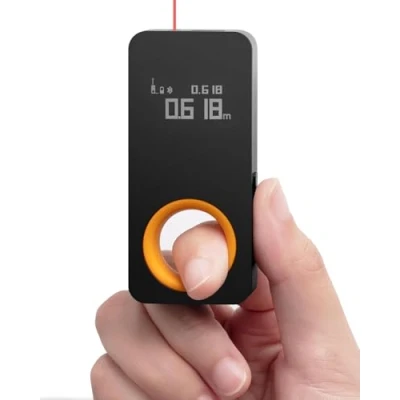 Immagine di HOTO Metro Laser con Bluetooth, Misuratore Digitale, Mini Telemetro Portatile, Precisione 2mm, 2 Modalità di Misurazione, Unità Commutabili M/Ft+in, Ricarica Type C