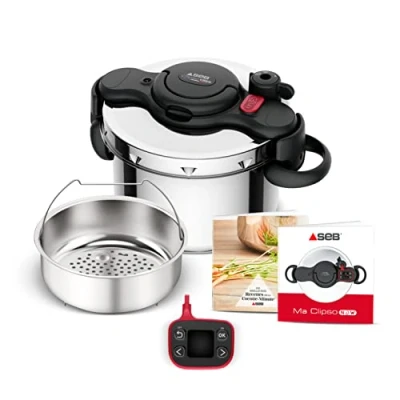 Immagine di Seb P4900750 Pentola a pressione in acciaio INOX, 6 l