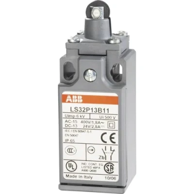Immagine di ABB 1SBV010313R1211 LS32P13B11 Fine corsa 400 V/AC 1.8 A Stantuffo Momentaneo IP65 1 pz.