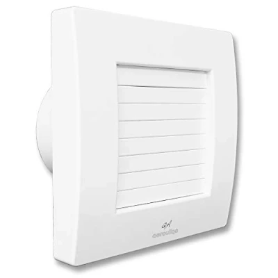 Immagine di QA100T di Aerauliqa Aspiratore assiale diam.99mm 11W 83m3/h cod. 001596 con alette interne automatiche e timer
