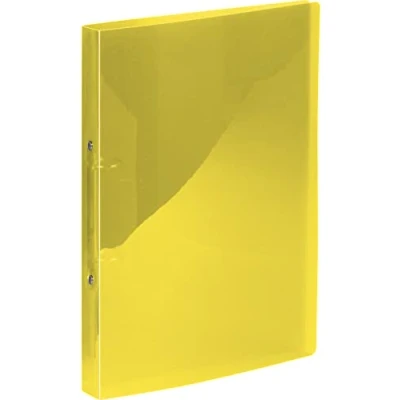 Immagine di Kangaro Raccoglitore ad anelli giallo trasparente (PP, DIN A4, 2 16 mm, dorso 20 mm)