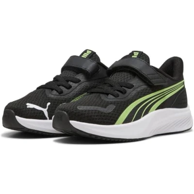 Immagine di PUMA Pounce Lite AC+ PS, Scarpe da Ginnastica, Black Spring Fern White, 31 EU