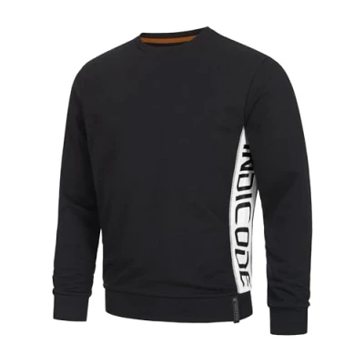 Immagine di Indicode Uomini INNilon Sweatshirt Felpa con Collo Rotondo Black M