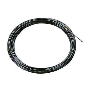 Immagine di POLY POOL PP0221 Sonda Passacavi ø 4mm Elettricista Professionale 20 metri in Nylon Perlon con Codolo Flessibile, Guidacurve, Terminale a Occhiello