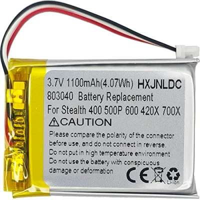 Immagine di Sostituzione batteria 3.7V 803040 1100mAh per Turtle Beach Ear Force Stealth 400 420X 500P 600 700X Gen 2 Cuffie da gioco con suono surround wireless