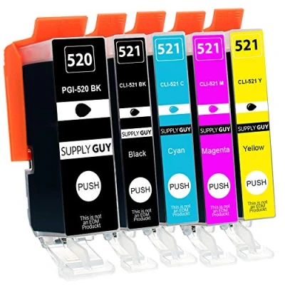 Immagine di 5 Cartucce Per Stampanti compatibile con Canon PGI 520 CLI 521