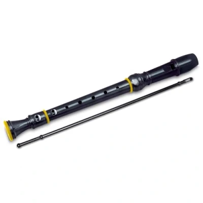 Immagine di Bontempi GermanTouchFlute Flauto Dolce con Diteggiatura Tedesca per un Viaggio Musicale nella Tradizione Tedesca, Nero