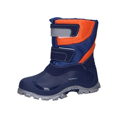 Immagine di Spirale Simon, Stivali Da Neve Bambini E Ragazzi, Blu Arancio, 25 EU