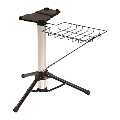 Immagine di Speedypress Supporto telescopico per stireria Mega Silver 64 cm, colore: Argento/Nero