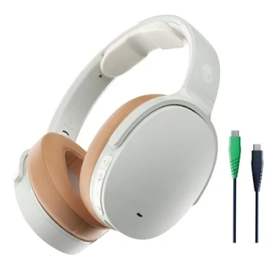 Immagine di Skullcandy Hesh ANC Cuffie Wireless Over Ear con Cancellazione del Rumore e Microfono, 22 Ore di Autonomia, Compatibili iPhone, Android Dispositivi Bluetooth Bianco