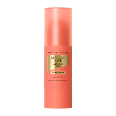 Immagine di Max Factor Miracle Pure Luminous Touch Blush Balm, 35 Coral Blush, Modulabile, fard in stick cremoso, Finish luminoso, Formula vegana, 6 g