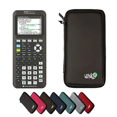 Immagine di CALCUSO Pacchetto Base negro con Calcolatrice Grafica TI 84 Plus CE T Python Edition