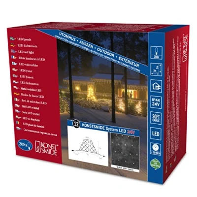 Immagine di Konstsmide LED (monocolore) Espansione per sistema di illuminazione a Rete 24 V luminosa Bianco caldo