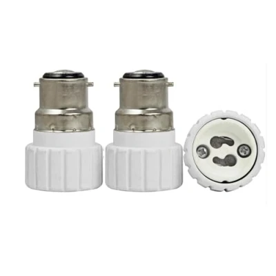 Immagine di Fineled, confezione di 3 adattatori con attacco B22 per lampadine GU10