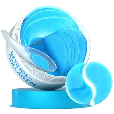 Immagine di Patch Occhi, Maschera Occhi con Retinolo e Collagene, Occhiaie Borse, Occhiaie, Eye Mask per Schiarente l&#039;idratazione (30 Paia)