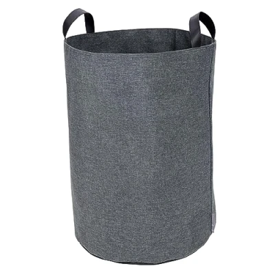 Immagine di Bigso Soft Floor Storage Bin, Grey, polyester, 40 x 55 cm