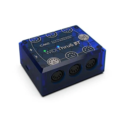 Immagine di CME WIDI Thru6 BT MIDI Thru/Split 2 in 6 out con DIN a 5 pin e Bluetooth tecnologia prova di futuro, trasferimento ad alta velocità tutti i dati per dispositivi