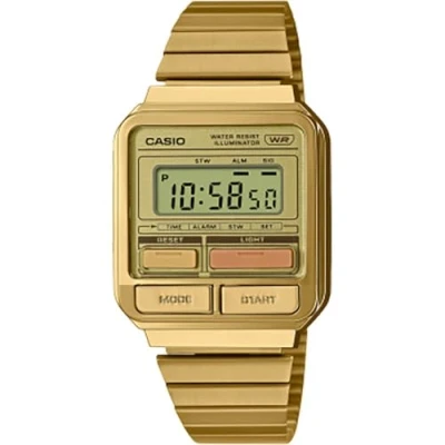 Immagine di Casio Front Button Series Unisex Orologio digitale goldcoloured, Taglia: One Size, Gold coloured