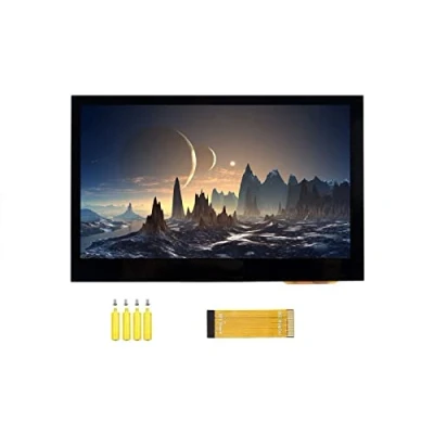 Immagine di 4.3inch DSI LCD Capacitive Touch Screen Display 800x480 Resolution IPS Wide Angle Monitor for Raspberry Pi 4B/3B+/3A+/3B/2B/B+/A+, Supports Ubuntu/Kali / WIN10 IoT