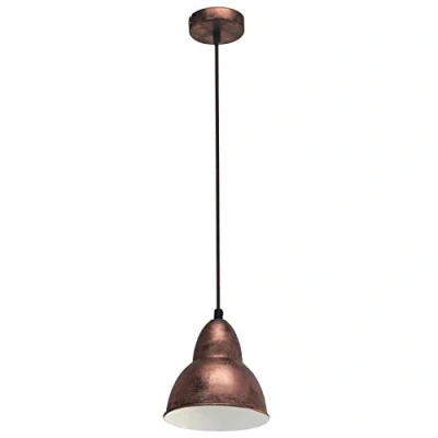 Immagine di Eglo 49235 Lampada a Sospensione Truro E27 Annata, in Acciaio